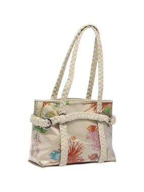 Salvatore Ferragamo Shoulder Bag Vinyl White